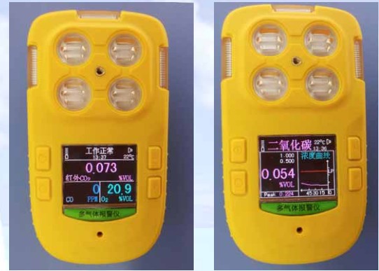 便携式多气体检测报警仪（含红外二氧化碳）TN-4A